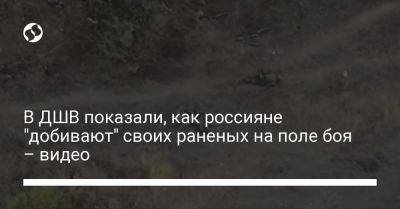 В ДШВ показали, как россияне "добивают" своих раненых на поле боя – видео - liga.net - Россия - Украина