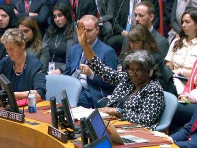 Линда Томас-Гринфилд - Барбара Вудворд - США заблокировали резолюцию Бразилии по Израилю в Совете Безопасности ООН - unn.com.ua - Россия - США - Украина - Киев - Англия - Израиль - Бразилия