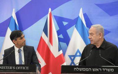 Беньямин Нетаньяху - Риши Сунак - Нетаньяху назвал одну из целей атаки ХАМАС - korrespondent.net - США - Украина - Англия - Израиль - Египет - Лондон - Судан - Эмираты - Палестина - Марокко - Иордания - Бахрейн - Нападение