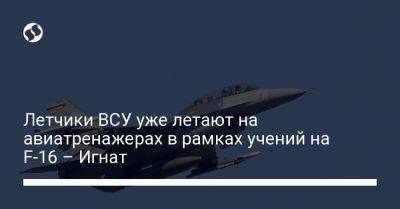 Юрий Игнат - Летчики ВСУ уже летают на авиатренажерах в рамках учений на F-16 – Игнат - liga.net - Украина