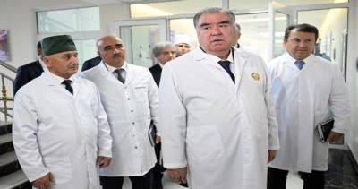 Эмомали Рахмон - Лидер нации Эмомали Рахмон сдал в эксплуатацию Психиатрическую и наркологическую больницу Кулябской зоны - dialog.tj - Таджикистан
