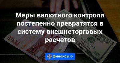 Михаил Мишустин - Меры валютного контроля постепенно превратятся в систему внешнеторговых расчетов - smartmoney.one - Россия