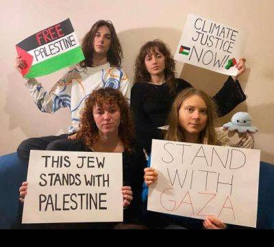 Грета Тунберг - Грета Тунберг выступила в поддержку Палестины - udf.by - Палестина