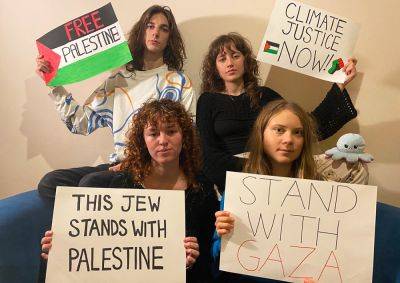 Грета Тунберг - Грета Тунберг поддержала палестинцев и сектор Газа - vinegret.cz - Израиль - Чехия - Палестина - Иерусалим