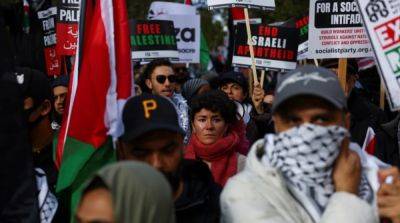 Во Франции - Во Франции и Нидерландах прошли массовые акции в поддержку Палестины - ru.slovoidilo.ua - Украина - Израиль - Франция - Париж - Голландия - Палестина - Амстердам - Европа