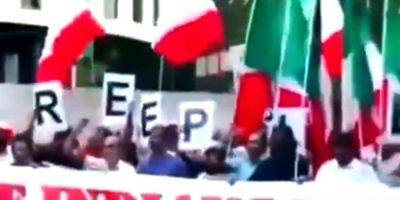 Вільям Бернс - В Индии митинг в поддержку Палестины прошел под флагами Италии — видео - nv.ua - Украина - Италия - Израиль - Индия - Палестина