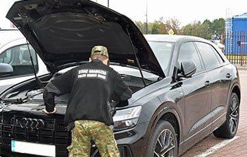 Угнанный Audi Q8 задержали на границе Польши с Беларусью - charter97.org - Украина - Белоруссия - Румыния - Польша