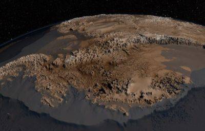 Ученые NASA показали, как выглядит Антарктида без льда - planetanovosti.com - Англия - Антарктида
