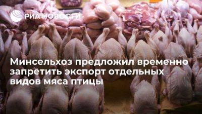 Владимир Путин - Дмитрий Патрушев - Минсельхоз предложил запретить экспорт отдельных видов мяса птицы на полгода - smartmoney.one - Россия - США - Белоруссия