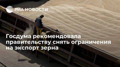 Дмитрий Патрушев - Госдума рекомендовала кабмину снять ограничения на экспортные поставки зерна - smartmoney.one - Россия