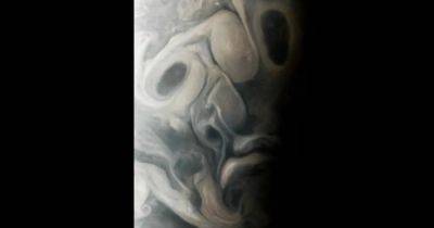Юпитер скорчил недовольную гримасу: на планете запечатлели огромное лицо, и оно кислое (фото) - focus.ua - Украина