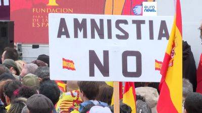 Протестный марш против амнистии каталонских сепаратистов - ru.euronews.com - Испания - Мадрид