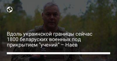 Владимир Путин - Александр Лукашенко - Сергей Наев - Вдоль украинской границы сейчас 1800 беларуских военных под прикрытием "учений" – Наев - liga.net - Россия - Украина - Белоруссия - Минск - Черниговская обл.