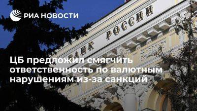 ЦБ выступил за смягчение ответственности по валютным нарушениям из-за санкций - smartmoney.one - Россия