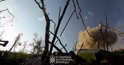 Кроют плотным огнем: 3 ОШБр показала штурмы посадок в лесополосе под Бахмутом (видео) - focus.ua - Россия - Украина - Польша - Донбасс - Донецкая обл.