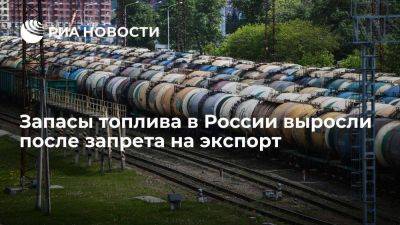 Александр Новак - Новак: запасы топлива выросли на 430 тысяч тонн после запрета на экспорт - smartmoney.one - Россия