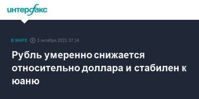 Владимир Путин - Рубль умеренно снижается относительно доллара и стабилен к юаню - smartmoney.one - Москва - Россия - США - Сочи - Лондон