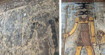 Вселенная - Чудо архитектуры Древнего Мира: в храме Хнума обнаружили новые рельефы изображений богов (фото) - focus.ua - Украина - Египет