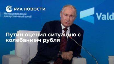 Владимир Путин - Путин назвал шаги правительства и ЦБ по ситуации с колебанием рубля правильными - smartmoney.one - Россия