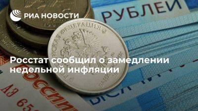 Росстат: недельная инфляция с 24 по 30 октября замедлилась с 0,24 до 0,14% - smartmoney.one - Россия