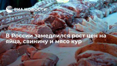 Росстат: рост цен на яйца, свинину и мясо кур в России продолжил замедляться - smartmoney.one - Россия