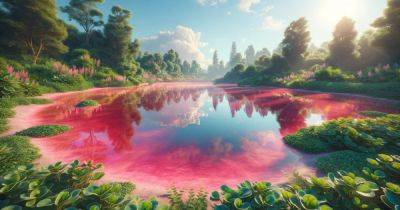 Гавайская загадка. Окрасившийся в розовый цвет пруд поставил ученых в тупик (фото) - focus.ua - Украина - штат Гавайи