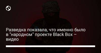 Разведка показала, что именно было в "народном" проекте Black Box – видео - liga.net - Россия - Украина - Крым