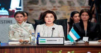 На саммите в Стамбуле первая леди Узбекистана призвала прекратить огонь в секторе Газа - dialog.tj - Узбекистан - Стамбул