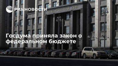 Госдума приняла закон о федеральном бюджете на 2024-2026 годы - smartmoney.one - Россия