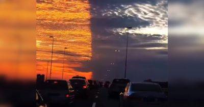 "Сбой матрицы": в небе наблюдали необычное природное явление (видео) - focus.ua - США - Украина - USA - шт.Флорида