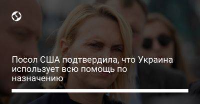 Бриджит Бринк - Посол США подтвердила, что Украина использует всю помощь по назначению - liga.net - США - Украина