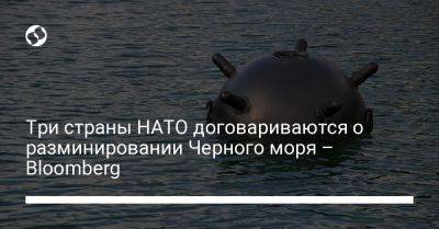 Владимир Путин - Три страны НАТО договариваются о разминировании Черного моря – Bloomberg - liga.net - Россия - США - Украина - Турция - Румыния - Анкара - Болгария