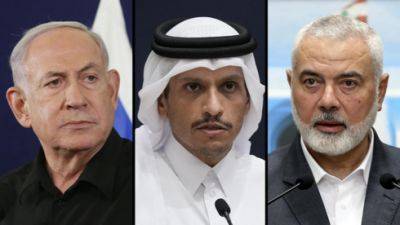 Исмаил Хания - Катар: "Сделка об освобождении заложников близка как никогда" - vesty.co.il - Израиль - Катар