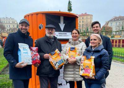 Прага-2 установит контейнер для сбора корма бездомным собакам и кошкам - vinegret.cz - Чехия - Прага