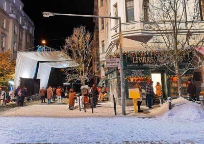 Год назад в Праге снимали «секретную» рекламу с искусственным снегом. Получилось прекрасно: видео - vinegret.cz - Лондон - Париж - Чехия - Нью-Йорк - Прага