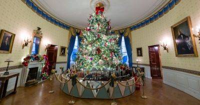 Джилл Байден - Джо Байден - Магия, чудо и Рождество: как Белый дом в Вашингтоне украсили к праздникам - focus.ua - США - Украина - Вашингтон