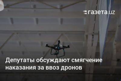 Узбекистан - Депутаты обсуждают смягчение наказания за ввоз дронов в Узбекистан - gazeta.uz - Узбекистан