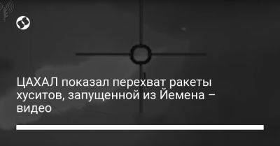 ЦАХАЛ показал перехват ракеты хуситов, запущенной из Йемена – видео - liga.net - США - Украина - Израиль - Иран - Йемен