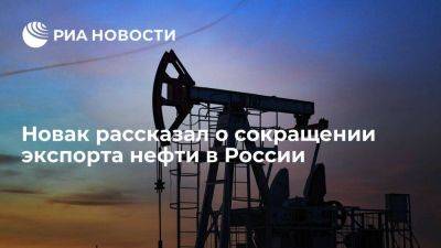 Александр Новак - Новак: дополнительные объемы сокращения экспорта нефти РФ вернутся на рынок - smartmoney.one - Россия