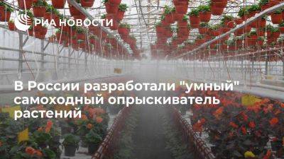 НТИ: в России разработали "умный" самоходный опрыскиватель растений - smartmoney.one - Россия