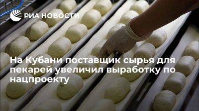На Кубани поставщик сырья для пекарей увеличил выработку по нацпроекту - smartmoney.one - Краснодарский край
