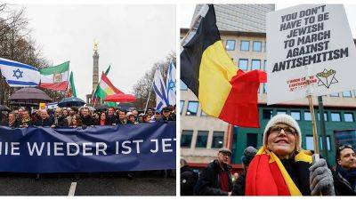 Олаф Шольц - В европейских столицах прошли демонстрации против антисемитизма - ru.euronews.com - Бельгия - Израиль - Германия - Брюссель