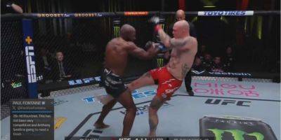 Энтони Смит - Потерял равновесие. В UFC боец нокаутировал соперника после мощного удара в подбородок — видео - nv.ua - Украина