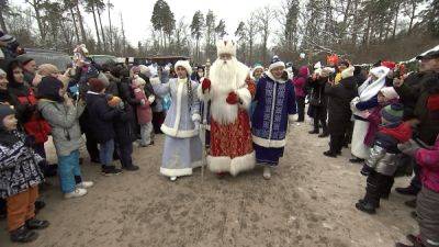 В Беловежской пуще встретили Снегурочку - belarus24.by - Белоруссия