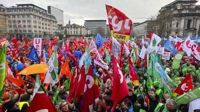 Европейцы протестуют против мер жесткой экономии - ru.euronews.com - Брюссель