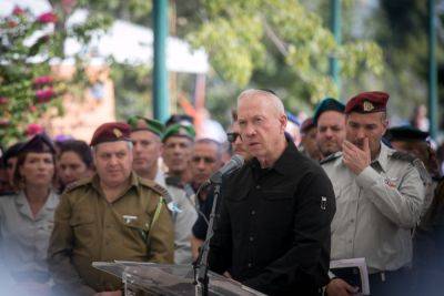 Йоав Галант - Галант: братья комбрига ХАМАС дают показания в ШАБАК - news.israelinfo.co.il