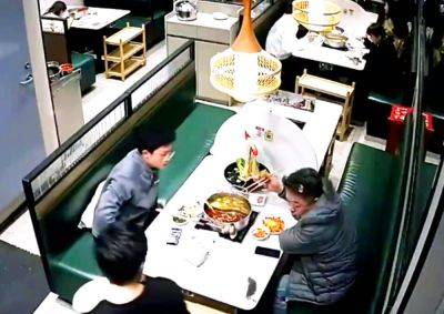 На гостей в китайском ресторане с потолка упали две живые крысы: видео - vinegret.cz - Китай - Чехия