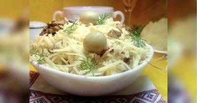 Новогодний салат от Людмилы Борщ «Сытый гость»: блюдо «без изысков», но очень вкусное и простое в приготовлении - fakty.ua - Украина - Днепр