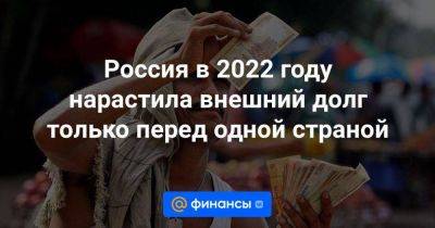 Россия в 2022 году нарастила внешний долг только перед одной страной - smartmoney.one - Москва - Россия - Южная Корея - Франция - Индия