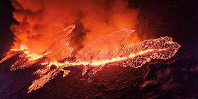 В Исландии началось извержение вулкана — фото - nv.ua - Украина - Исландия - Рейкьявик